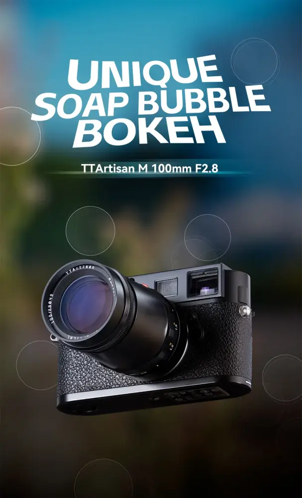  TTArtisan 100mm f/2.8 objektiv Soap Bubble Bokeh för Leica M från Kamda – snabb leverans och trygg e-handel