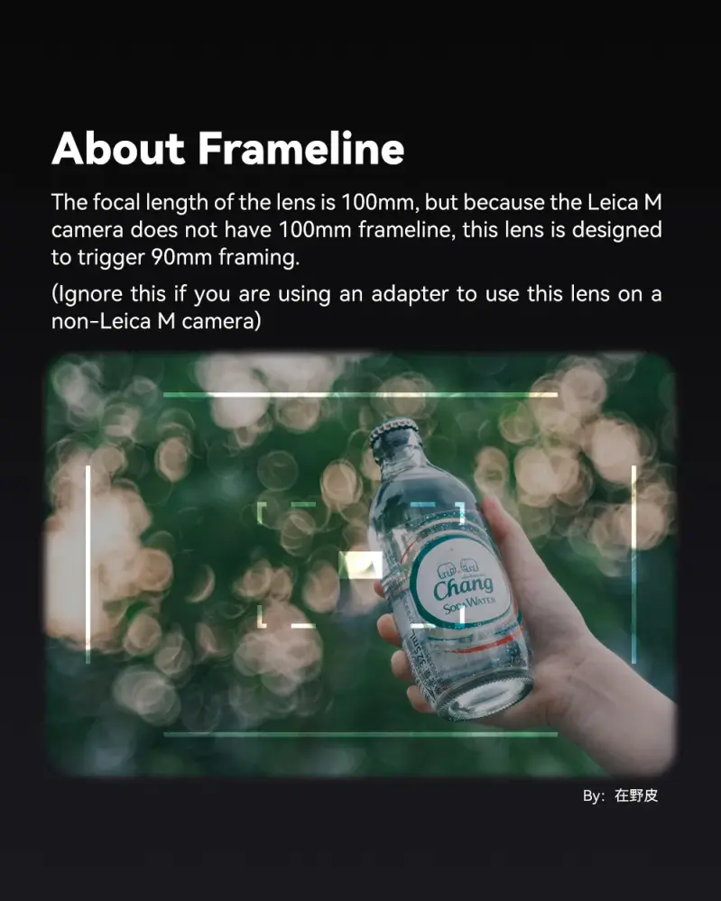  TTArtisan 100mm f/2.8 objektiv Soap Bubble Bokeh för Leica M från Kamda – snabb leverans och trygg e-handel