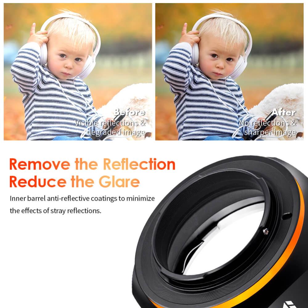  K&F Objektivadapter v2 till Canon EF/EF-S objektiv för Fujifilm X kamerahus från Kamda – snabb leverans och trygg e-handel