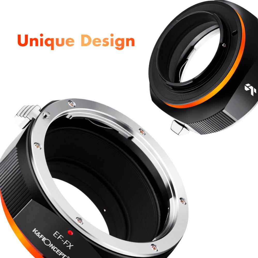  K&F Objektivadapter v2 till Canon EF/EF-S objektiv för Fujifilm X kamerahus från Kamda – snabb leverans och trygg e-handel