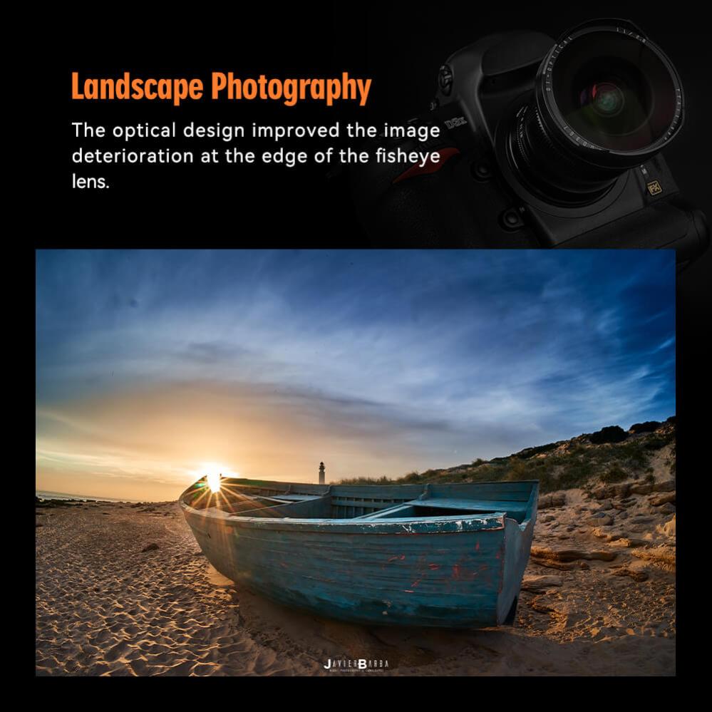  TTArtisan 11mm f/2.8 fullformat fisheye för Nikon F från Kamda – snabb leverans och trygg e-handel