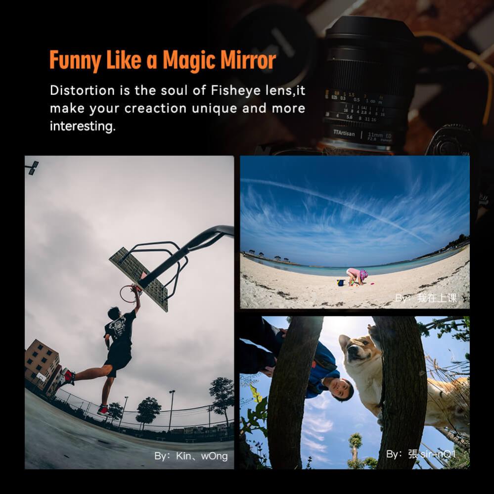  TTArtisan 11mm f/2.8 fullformat fisheye för Nikon F från Kamda – snabb leverans och trygg e-handel