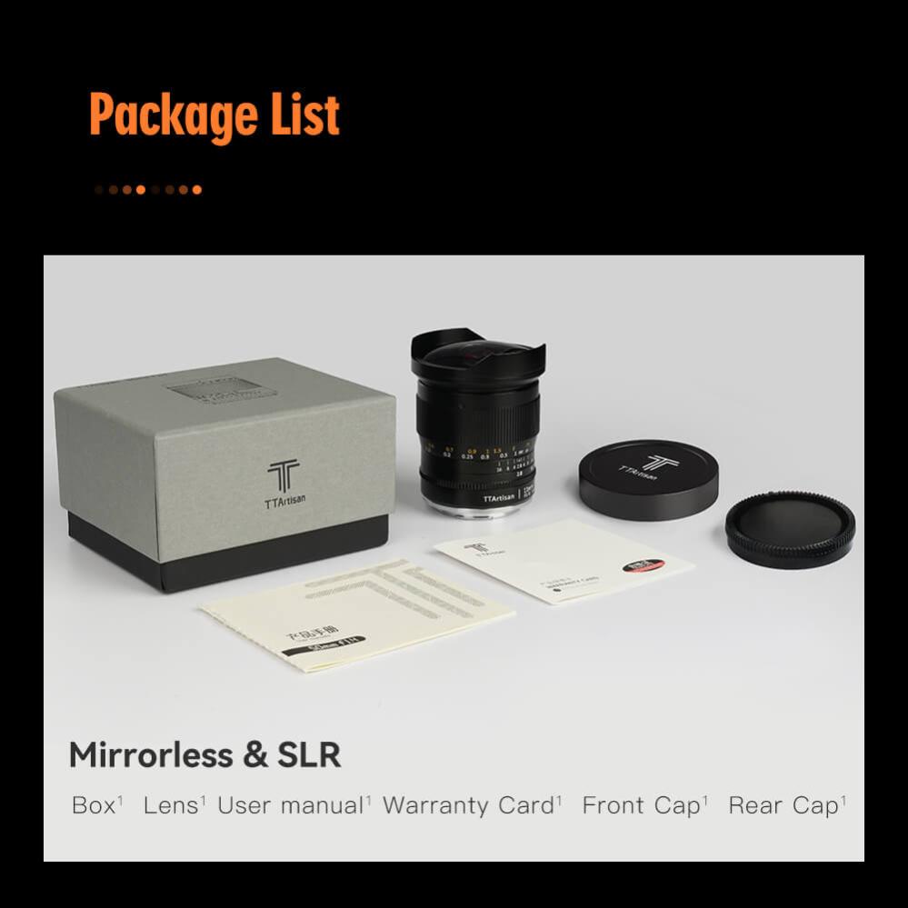  TTArtisan 11mm f/2.8 fullformat fisheye för Nikon F från Kamda – snabb leverans och trygg e-handel