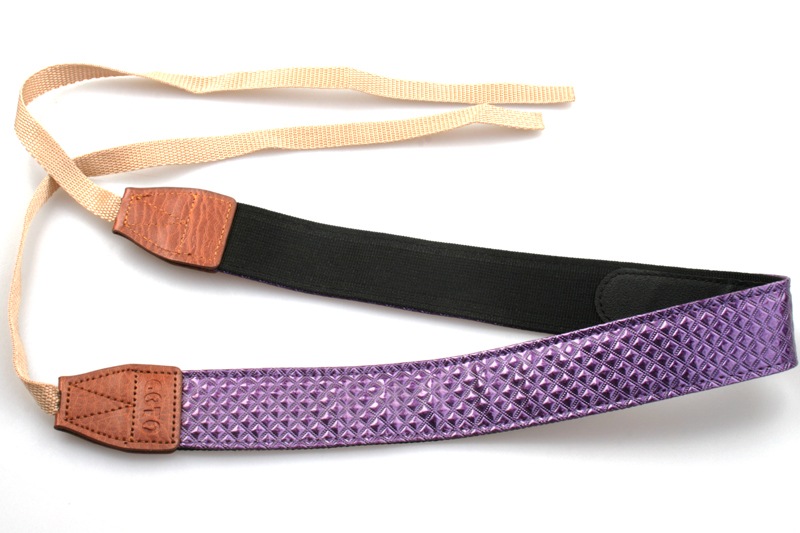  Kamerarem - Diamantmönster lila från Kamda – snabb leverans och trygg e-handel